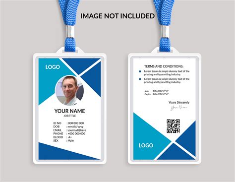 smart id card template|personalized id card template.